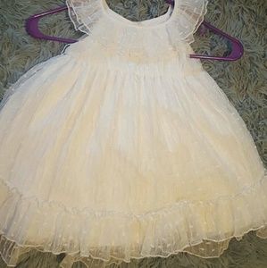 Laura Ashley London white lace girl dress 24 mths